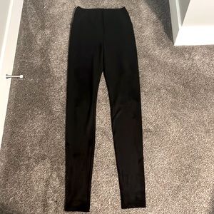 Aritzia Wilfred Free Daria Vegan Suede Leggings